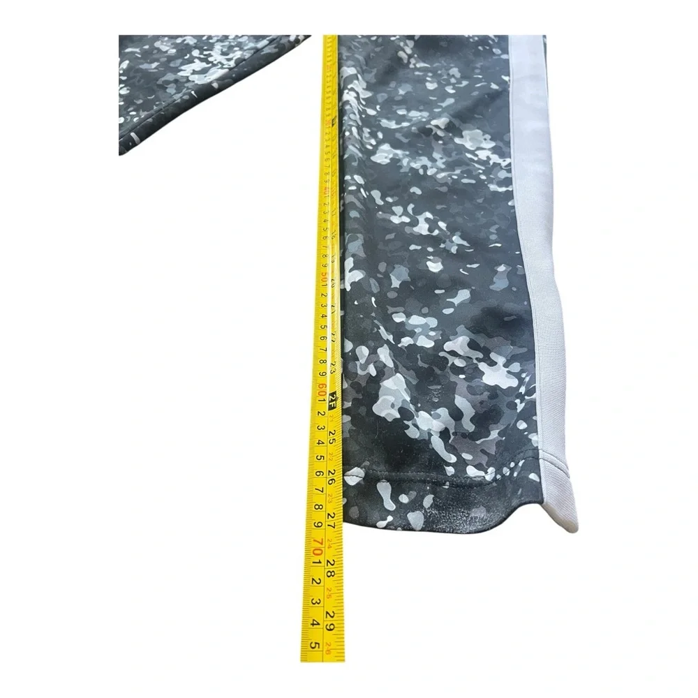 Nike Men's Sportswear Camo Pants Loose Fit AR3200 010 Gray White Black Size S